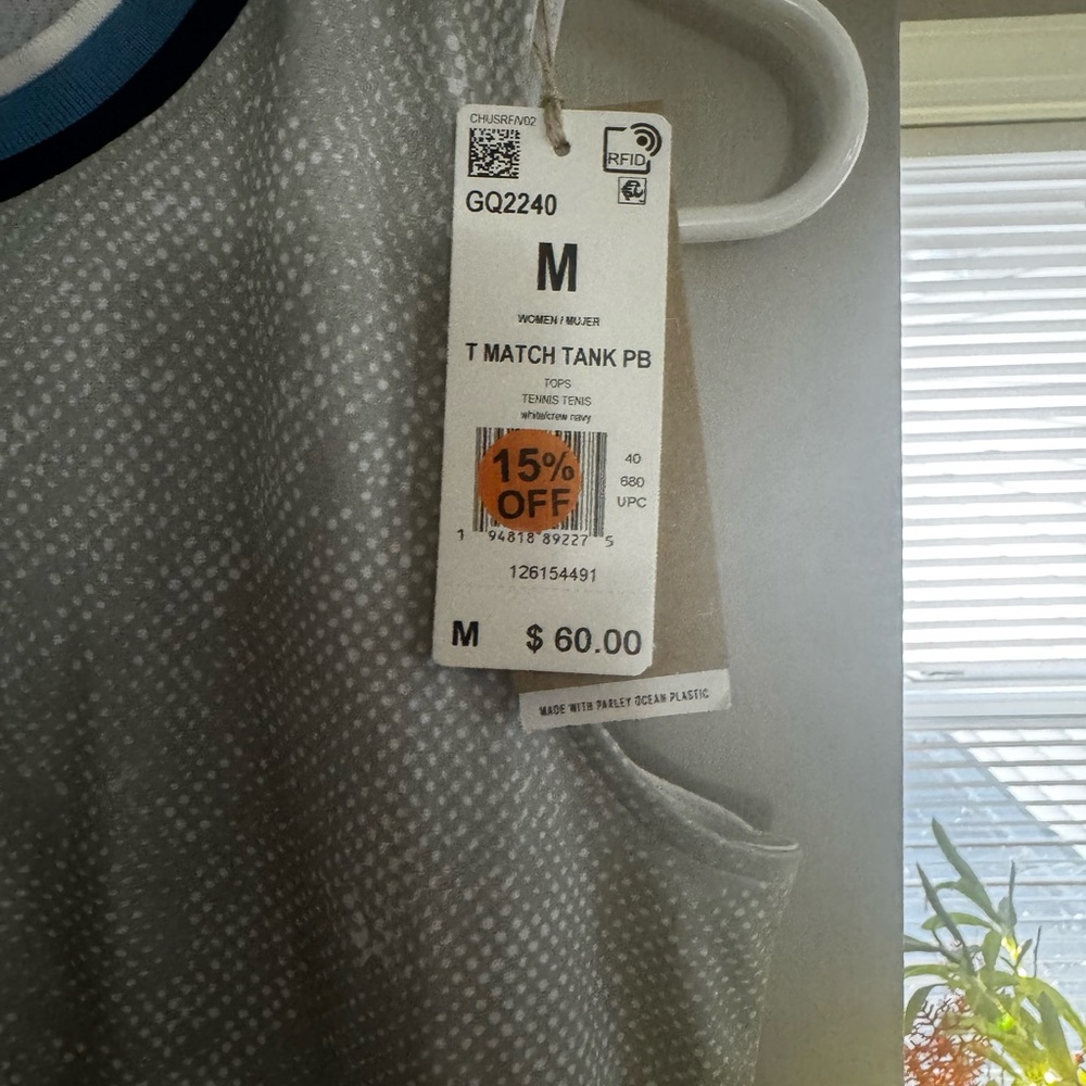 Adidas Women's Grey Tank Top - Picture 4 of 4